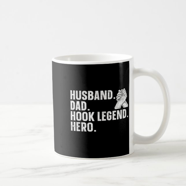 Arm Wrestling Arm Wrestler Husband. Dad. Hook Lege Kaffeetasse (Rechts)