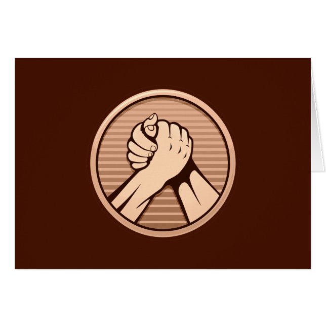 Arm Wrestling Bronze (Vorderseite (Horizontal))