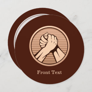 Arm Wrestling Bronze Einladung