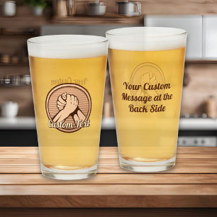 Arm Wrestling Bronze Glas
