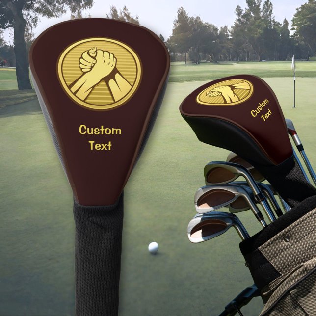 Arm Wrestling Gold Golf Headcover (Von Creator hochgeladen)
