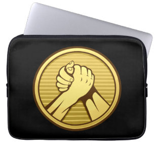 Arm Wrestling Gold Laptopschutzhülle