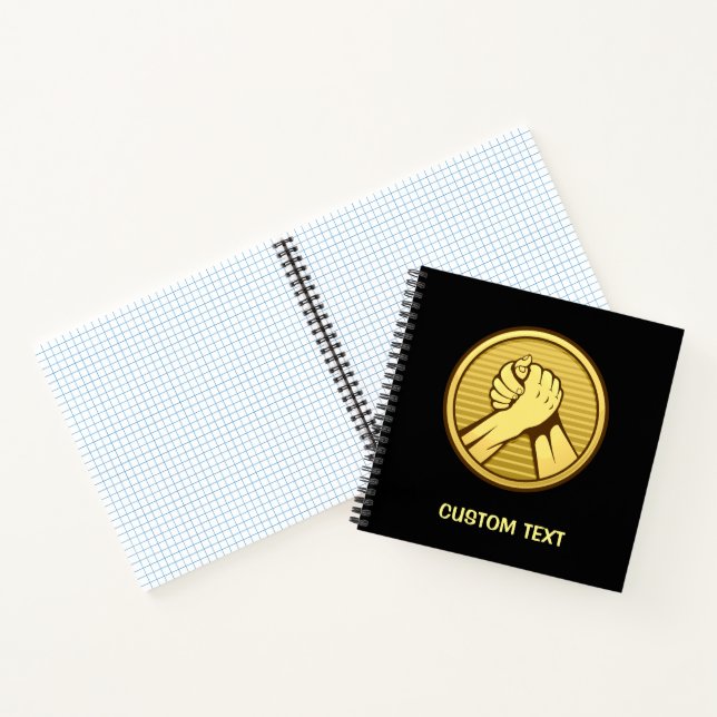 Arm Wrestling Gold Notizbuch (Innenseite)