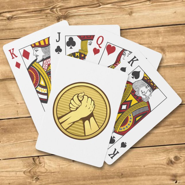 Arm-Wrestling Gold Spielkarten (Von Creator hochgeladen)