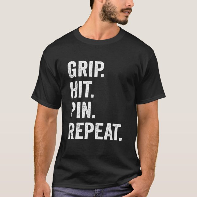 Arm Wrestling & Hand Wrestling Designs For Arm Wre T-Shirt (Vorderseite)