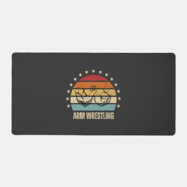 Arm Wrestling  Schreibtischunterlage (Vorderseite)
