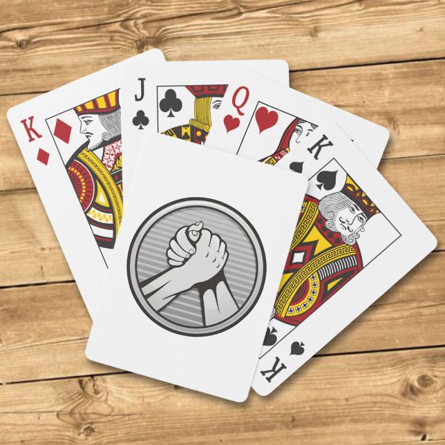 Arm-Wrestling Silber Spielkarten (Von Creator hochgeladen)