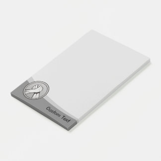 Arm Wrestling Silver Post-it Klebezettel