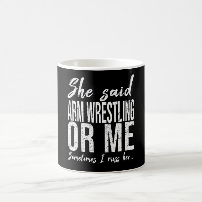Arm-Wrestling-Sportgeschenk Kaffeetasse (Mittel)