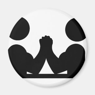 Arm-Wrestlingikone Magnet