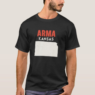 Arma Kansas USA Staat America Travel Kansan T-Shirt