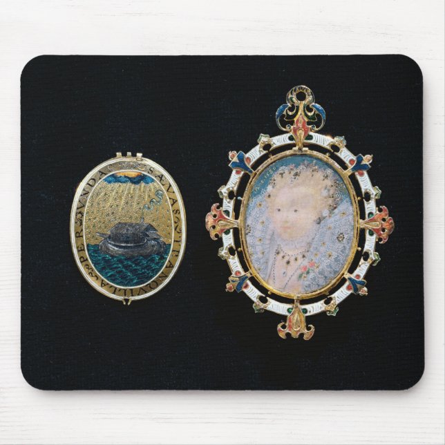 Armada-Juwel, Miniatur von Königin Elizabeth I Mousepad (Vorne)