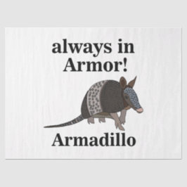 Armadillo Animal Funny Seidenpapier