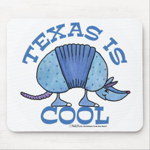 Armadillo Blue-Texas ist Cool Mousepad