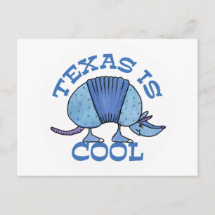 Armadillo Blue-Texas ist Cool Postkarte