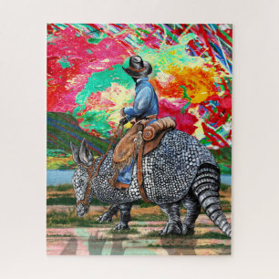 Armadillo Cowboy Puzzle