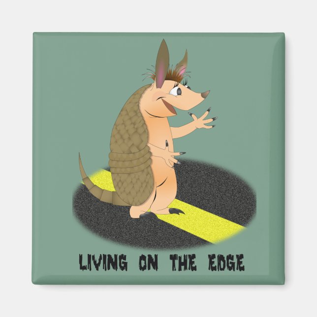 Armadillo Edge Square Magnet (Vorne)