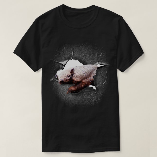 Armadillo Face Durchbruch T-Shirt (Design vorne)