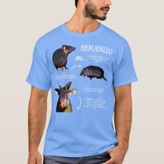 Armadillo Fun Fakten T-Shirt