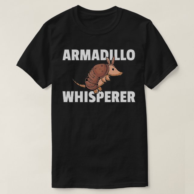 Armadillo Funny Armadillos Liebhaber T-Shirt (Design vorne)