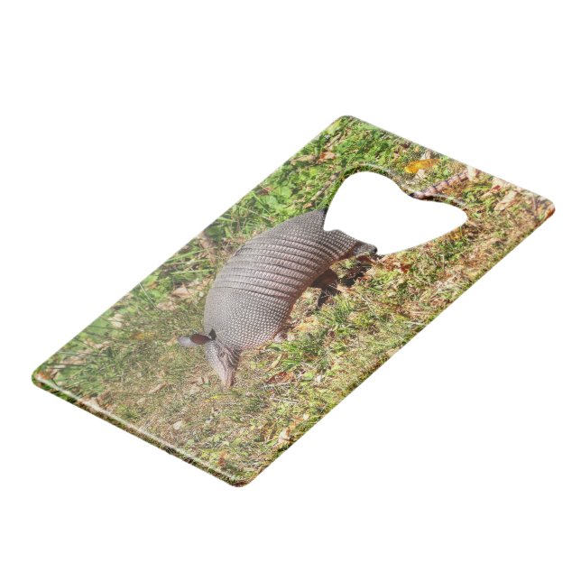 Armadillo Geldbeutel Flaschenöffner (Vorderseite Schrägansicht)