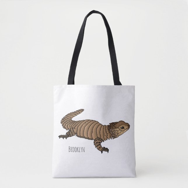 Armadillo girdled lizard cartoon illustration (Vorderseite)