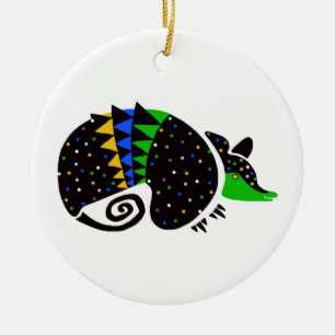 Armadillo - keramik ornament
