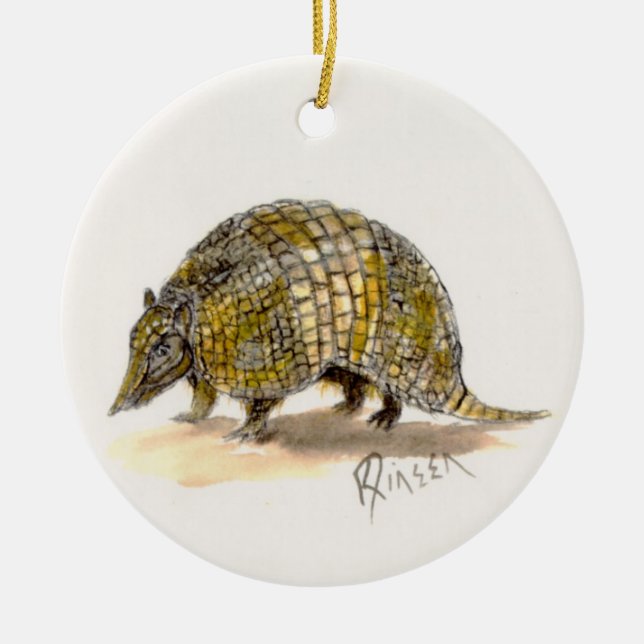 Armadillo Keramikornament (Vorne)