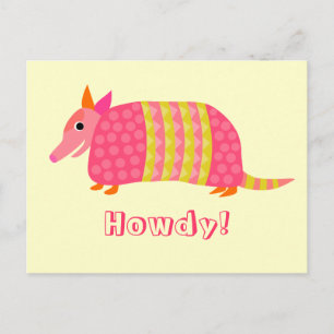 Armadillo Postcard Postkarte