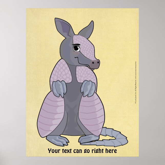 Armadillo Poster Print (Vorne)