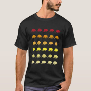 Armadillo Retro Tiermuster T-Shirt