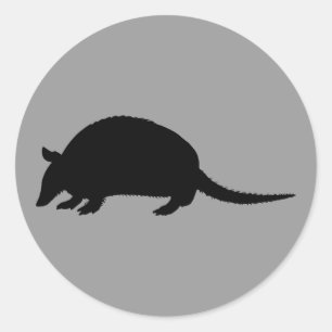 Armadillo Runder Aufkleber