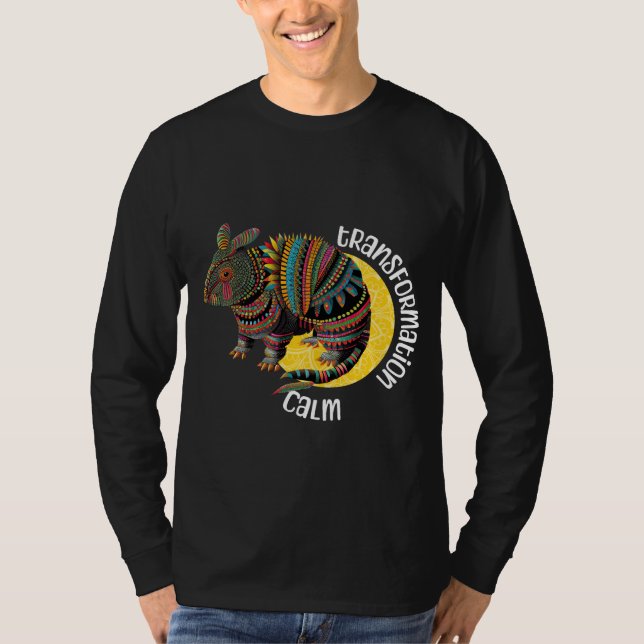 Armadillo Spirit Animal Long Sleeve T - Shirt (Vorderseite)