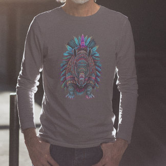 Armadillo Spirit Animal T - Shirt Long Sleeves