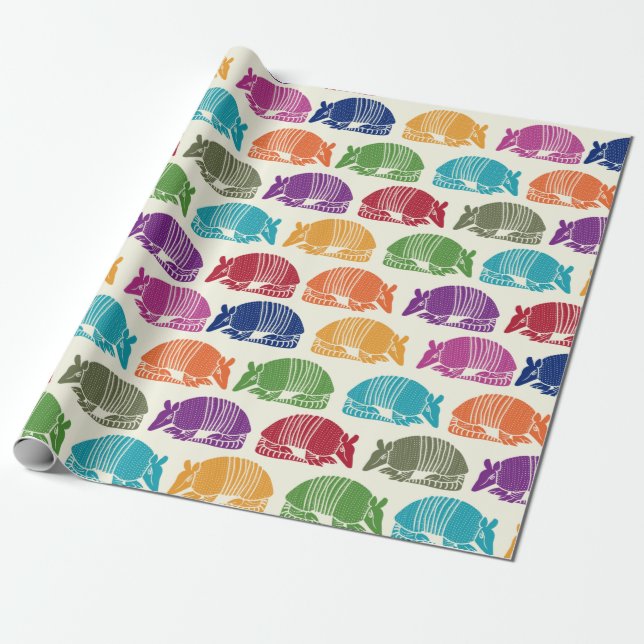 Armadillos Gemustert Geschenkpapier (Ungerollt)