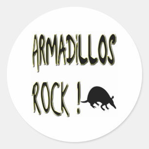 Armadillos Rock! Aufkleber