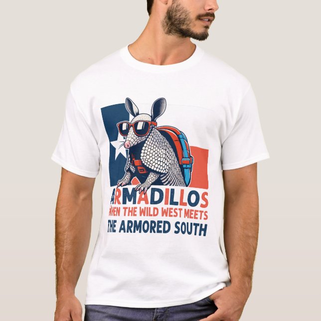 Armadillos - Texas Armadillos T-Shirt (Vorderseite)