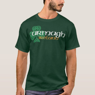 ARMAGH Irish American Celtic Kleeblatt T-Shirt