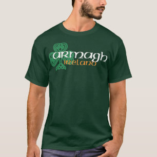 ARMAGH Irish American Celtic Shamrock T-Shirt