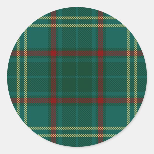 Armagh Landkreis Irish Tartan Runder Aufkleber (Vorderseite)