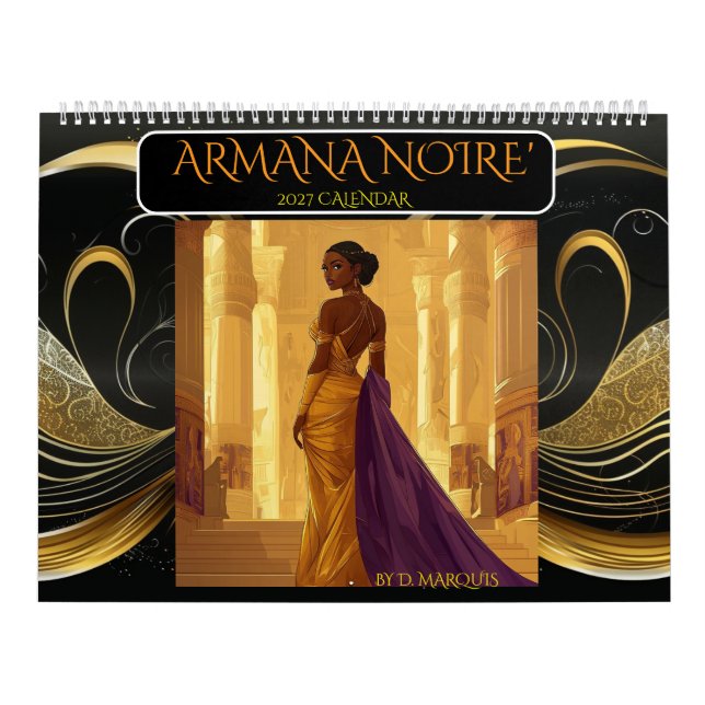 ARMANA NOIRE' 2027 KALENDER (Titelbild)
