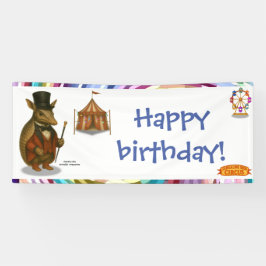 Armand der Armadillo-Zirkusdirektor Banner