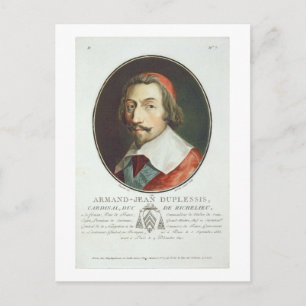 Armand Jean Duplessis, Kardinal, Duc de Richelieu Postkarte