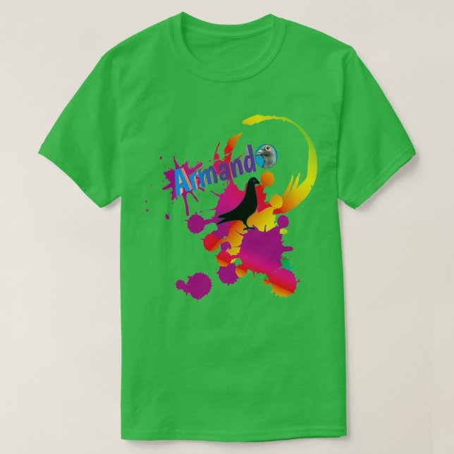 Armando, die Weltrekordtaube 1 T-Shirt (Design vorne)