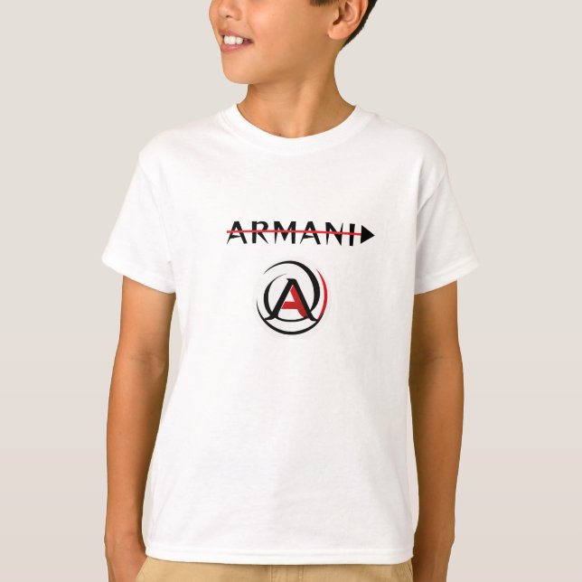 "ARMANI Kids' Logo T - Shirt - stilvoll und komfor (Vorderseite)