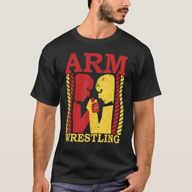 Armarm Wrestling Armwrestler Athlete Squeeeeeeeeee T-Shirt (Vorderseite)