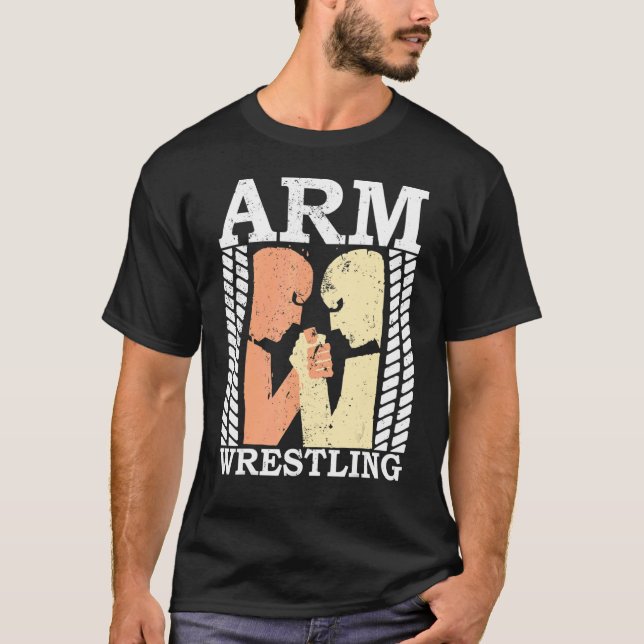 Armarm Wrestling Armwrestler Athlete Squeeeeeeeeee T-Shirt (Vorderseite)