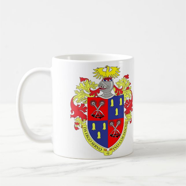 Armas de don Carlos Cerda Acevedo Kaffeetasse (Links)