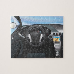 Armaturenbrett eines Sportwagens Puzzle