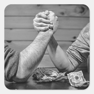 Armaufkleber für Wrestling Quadratischer Aufkleber